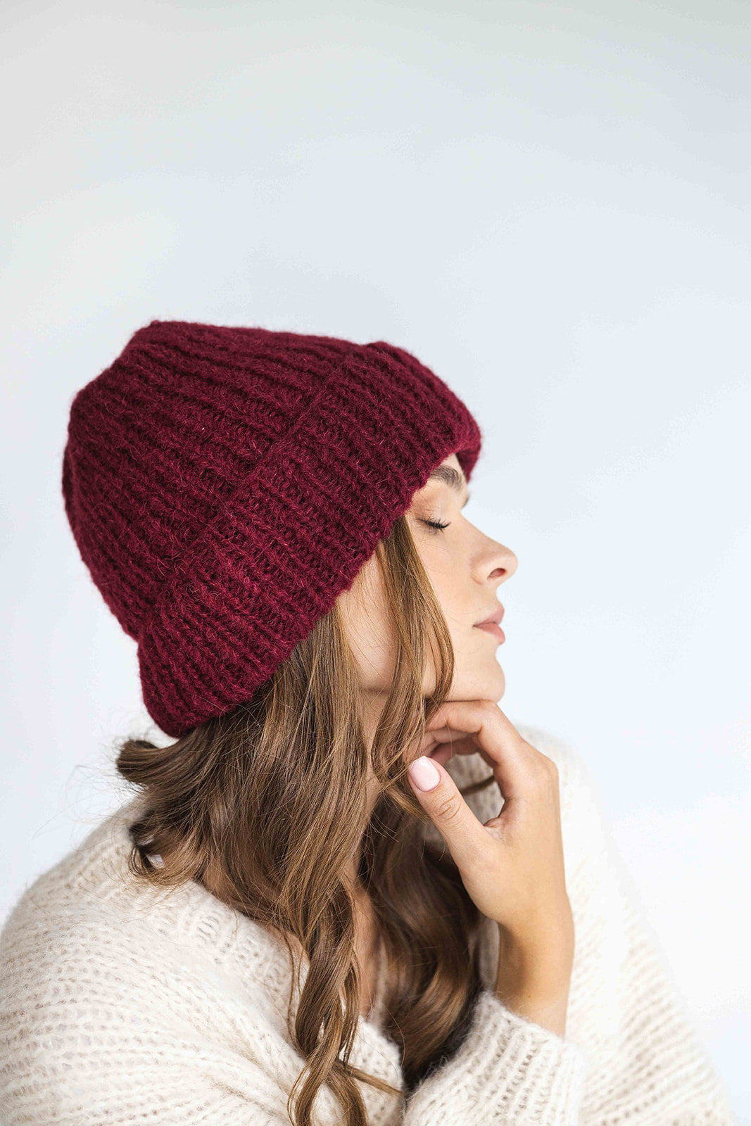 Alpaca And Silk Blend Hat