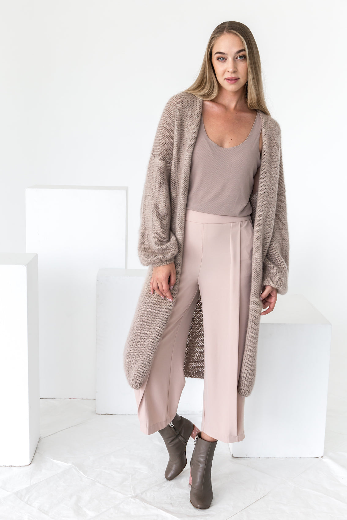 Beige mohair sweater