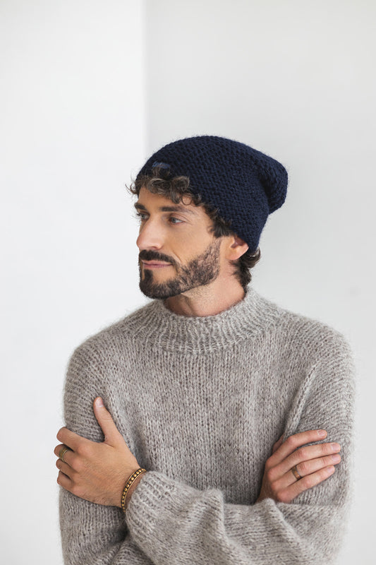 Chunky Knit Alpaca Hat