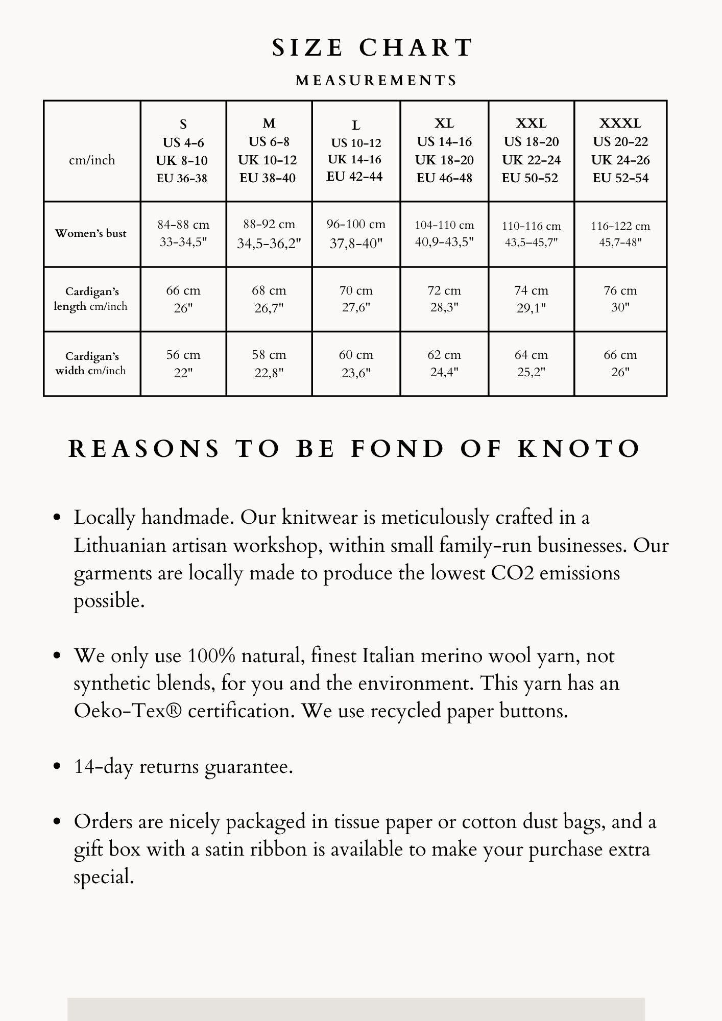 Chunky Knitted Merino Wool Cardigan With Buttons