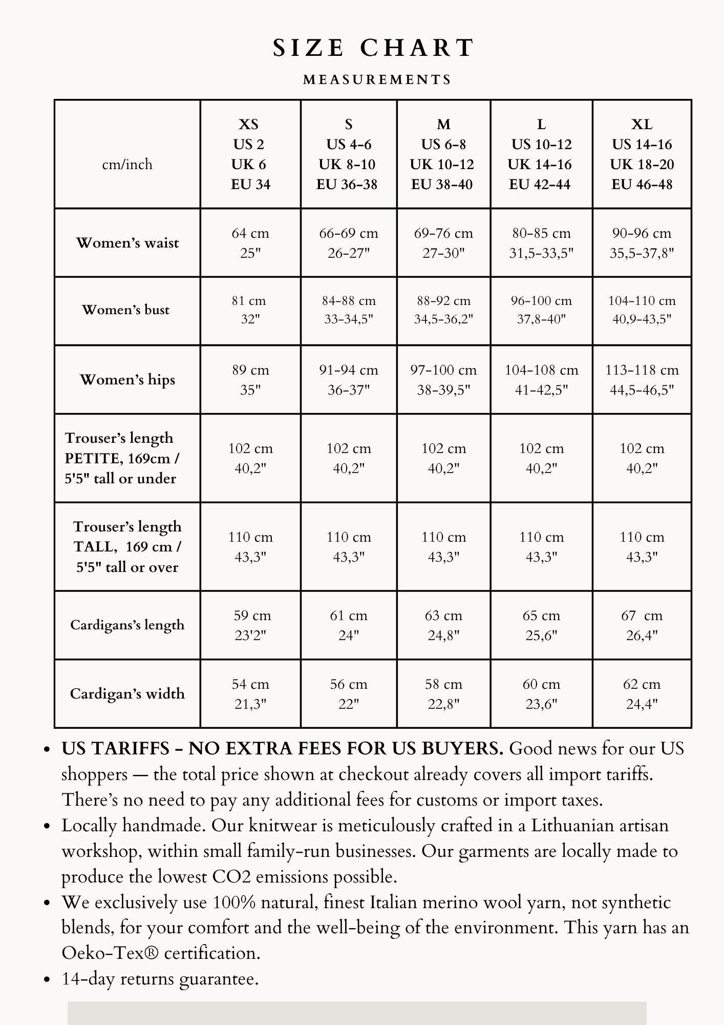 Gray Knitted Merino Wool Cardigan And Trousers Set