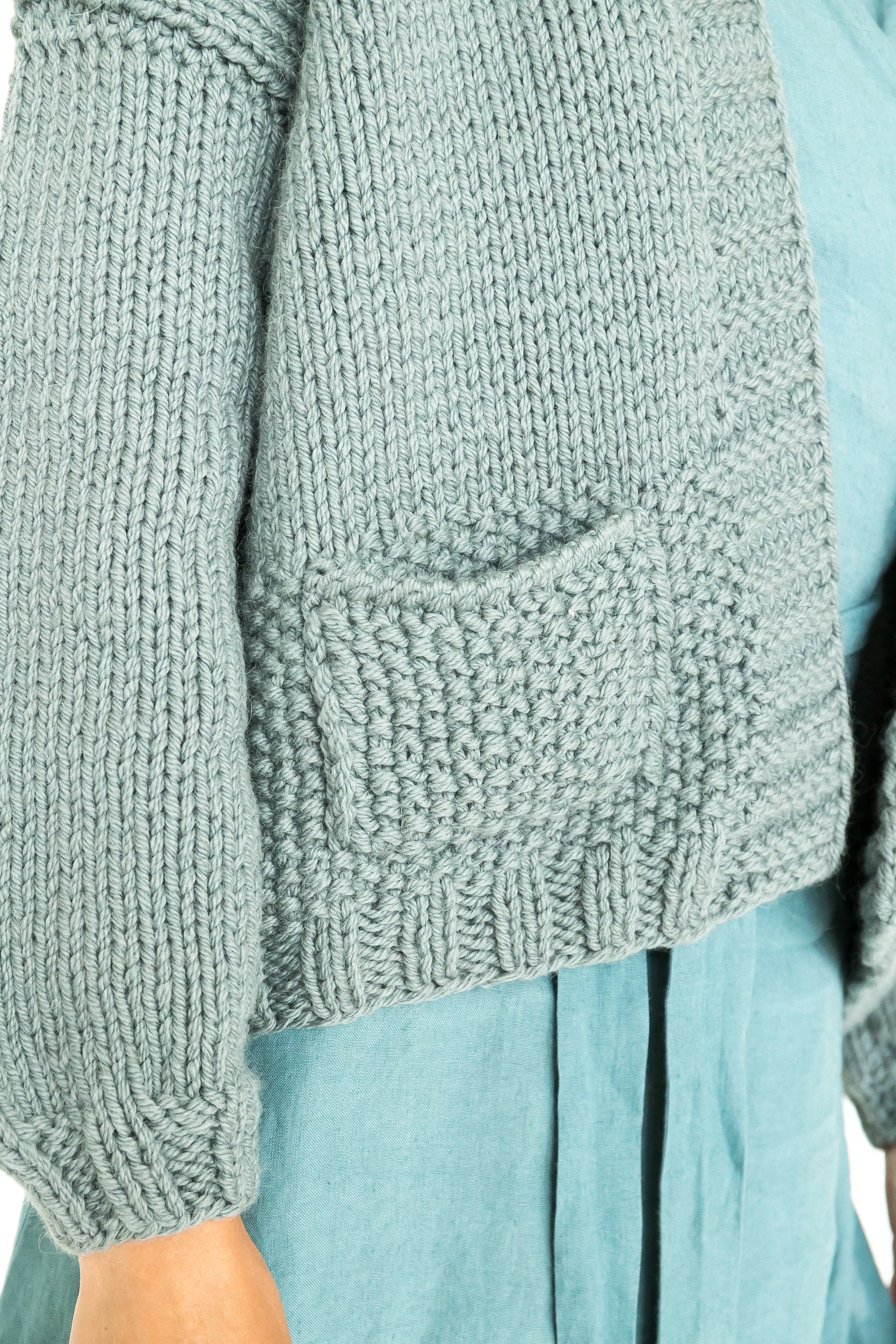 Chunky Knit Cardigan With Pockets