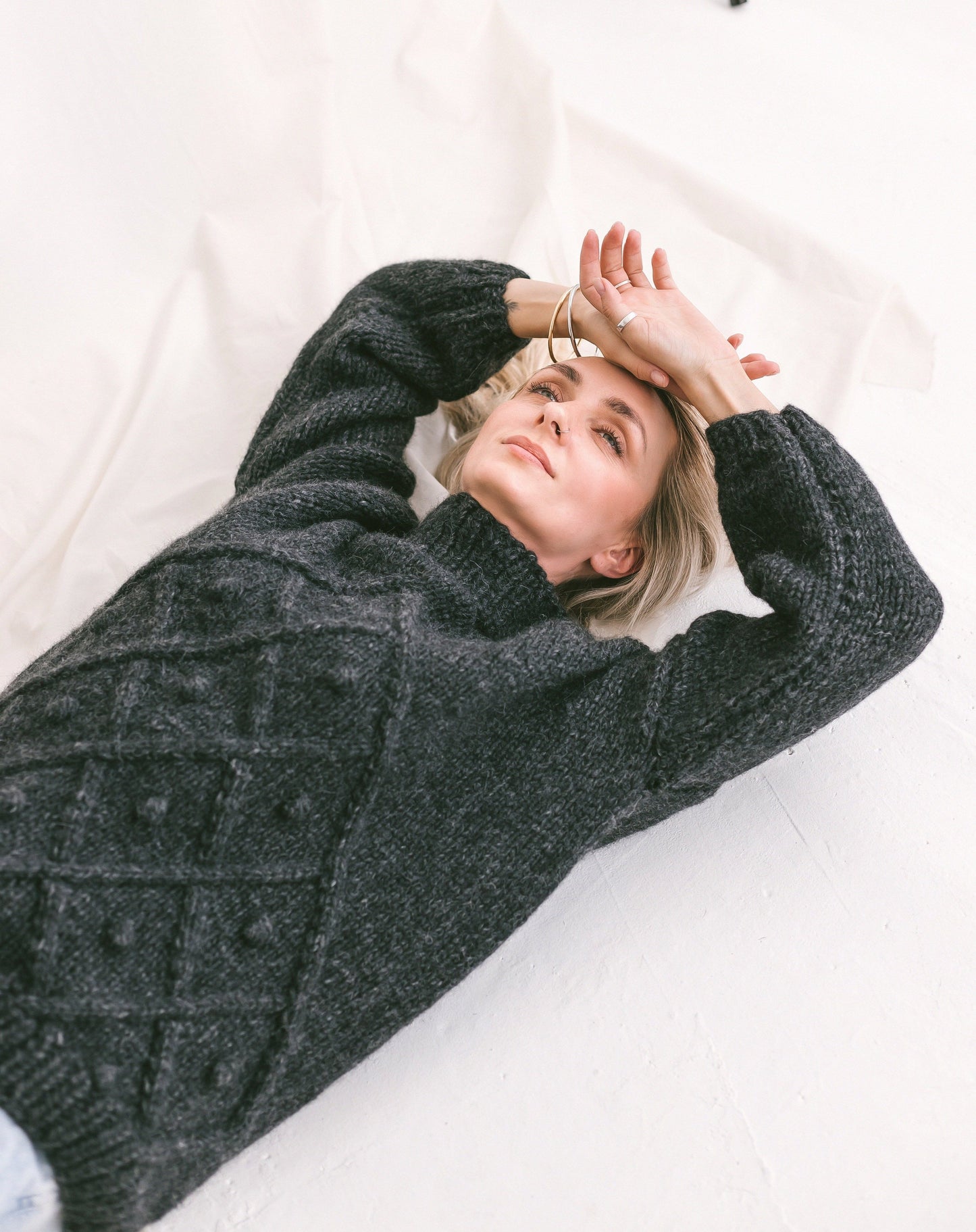 Alpaca and Cotton Blend Sweater