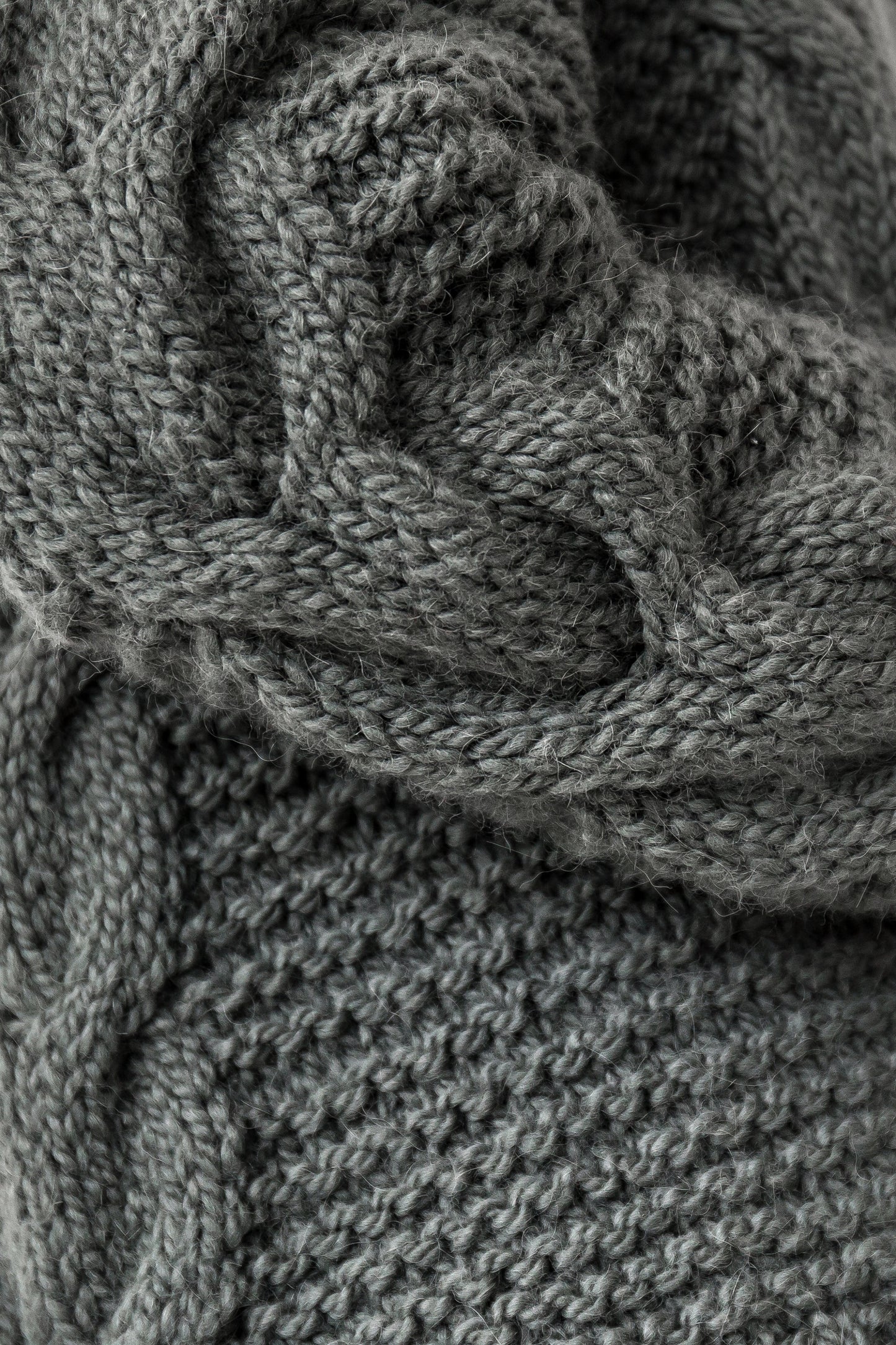 Green Chunky Knit Cardigan