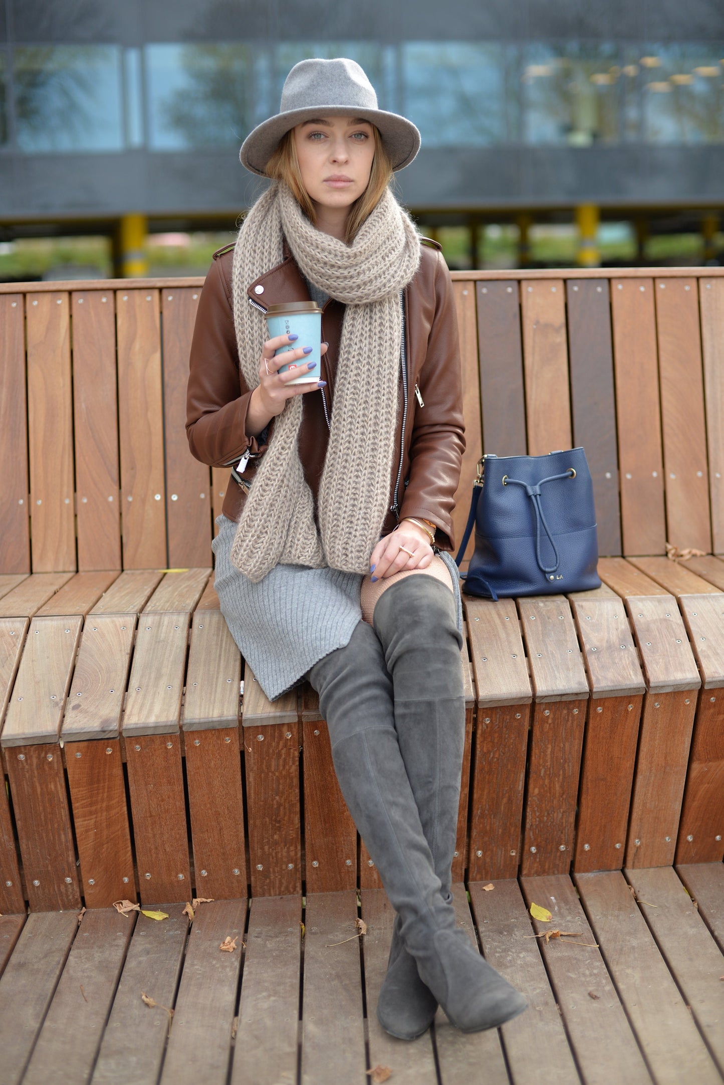 READY TO SHIP. Knit hat and scarf set. Lovely women's mohair scarf and mohair hat. Fuzzy scarf and slouchy beanie beige hat.