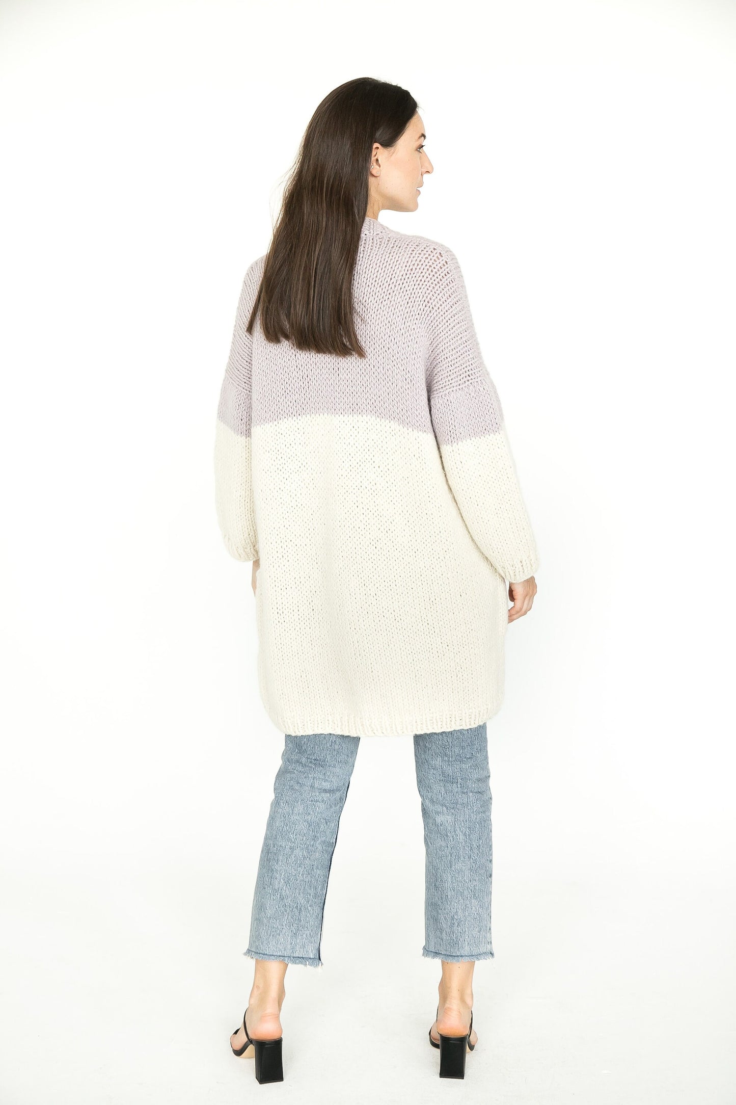 Oversized sweater, long chunky cardigan, oversized alpaca cardigan, chunky knit coat