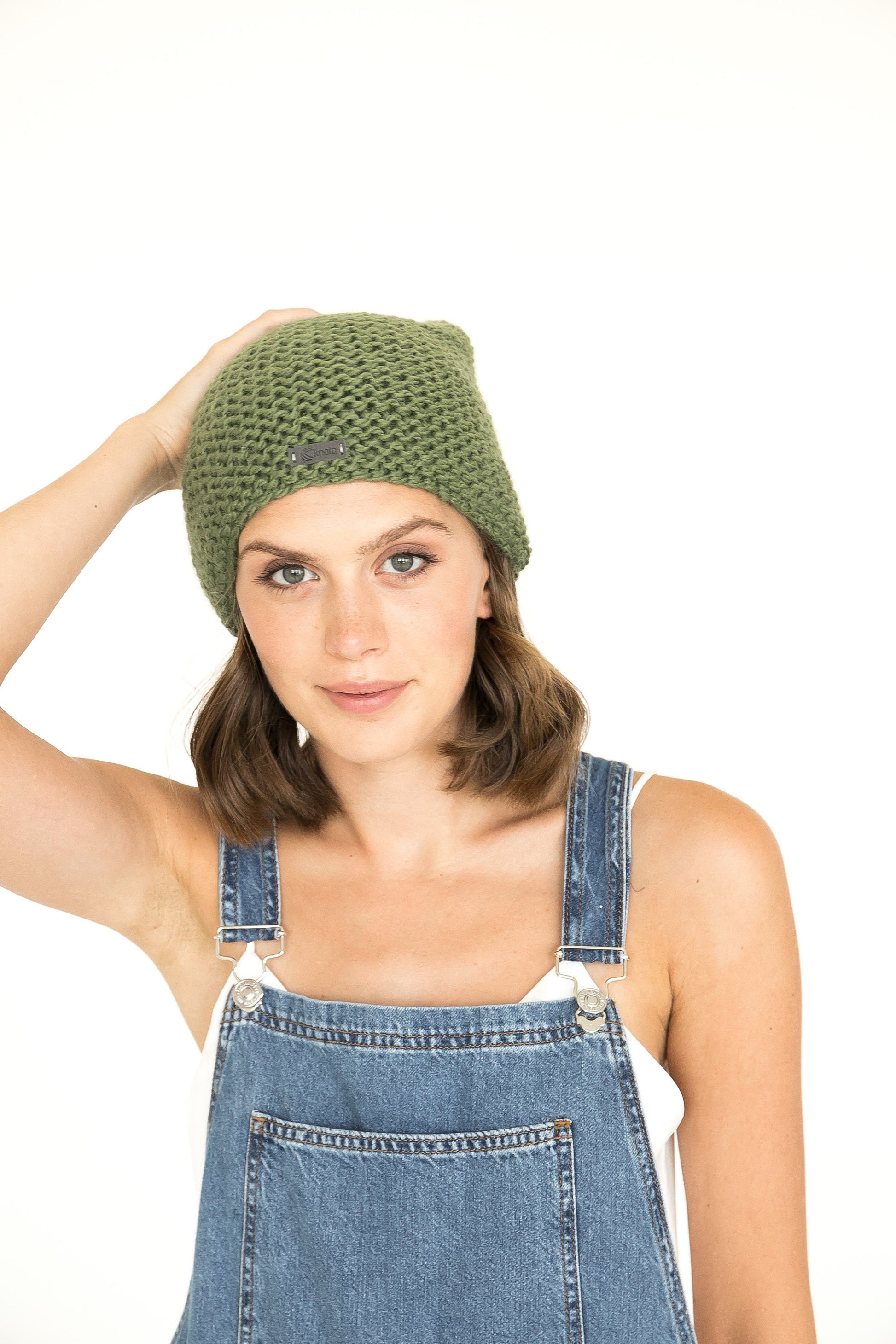Green slouchy beanie and mittens set, warm gloves and hat, wool and alpaca beanie, cable mittens and hat set, arm warmers