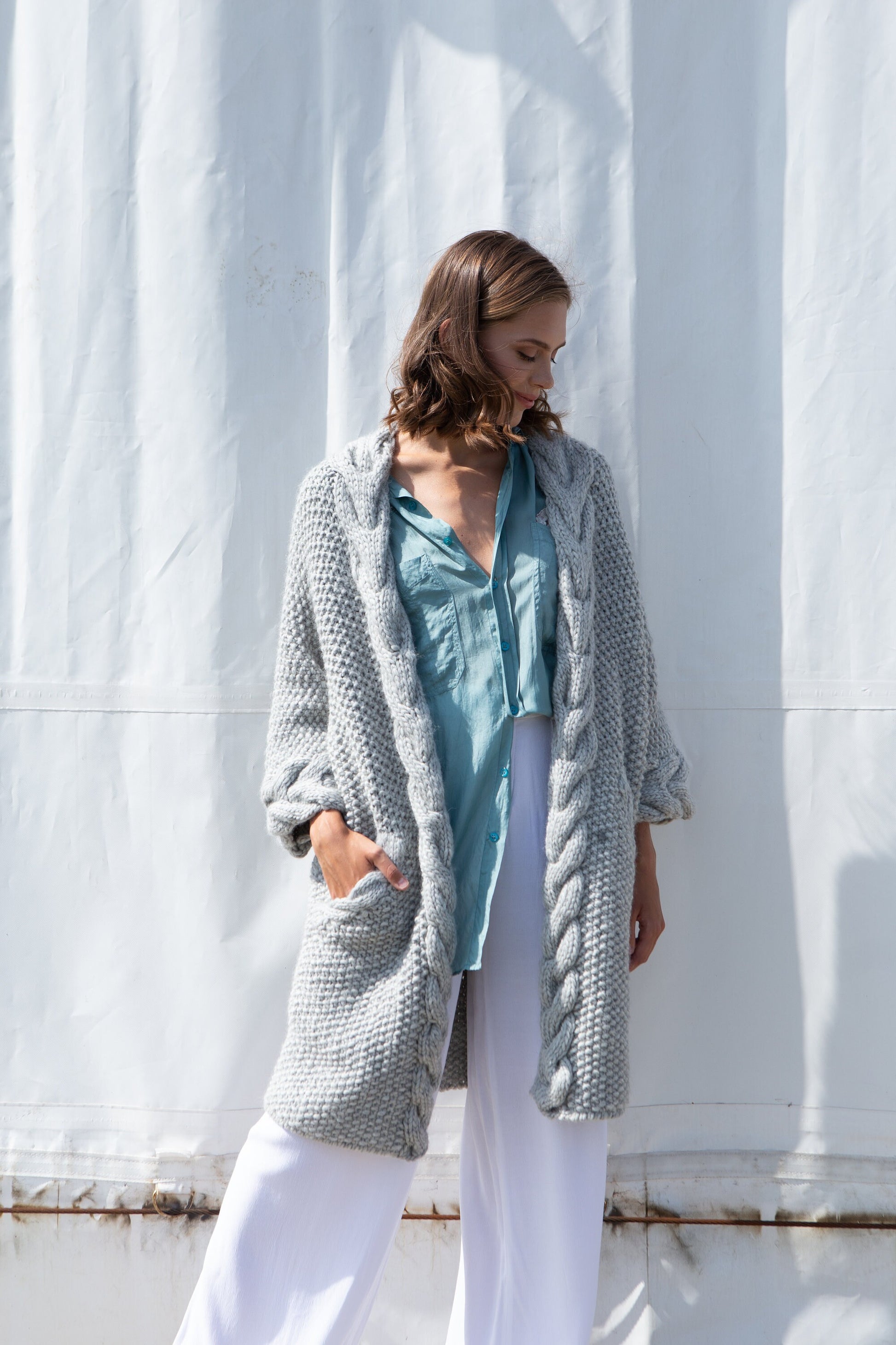 Oversized sweater, chunky cardigan, long cardigan, oversized cardigan, wool sweater, chunky knit cardigan, chunky sweater, boho cardigan