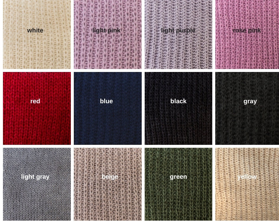 READY TO SHIP. Lovely women's mohair hat. Warm winter knit hat. Beige slouchy beanie.