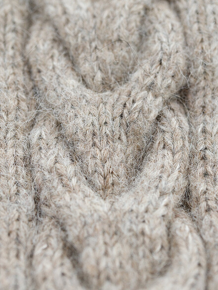 Beige alpaca wool mittens, winter gloves, woolen gloves, mitts, nude cable gloves, alpaca mittens, arm warmers, knit mittens,sweater mittens