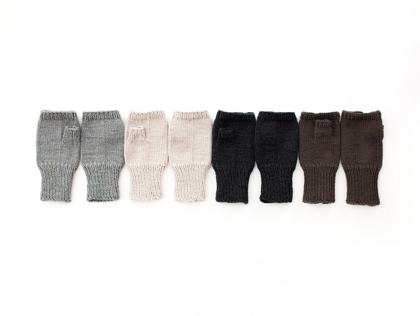 Gray wrist warmers, fingerless gloves, knitted mittens, merino wool gloves, knit accessories, arm warmers, cable gloves, fingerless mittens