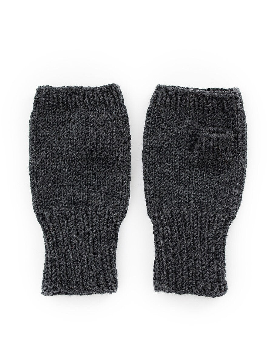 Gray wrist warmers, fingerless gloves, knitted mittens, merino wool gloves, knit accessories, arm warmers, cable gloves, fingerless mittens
