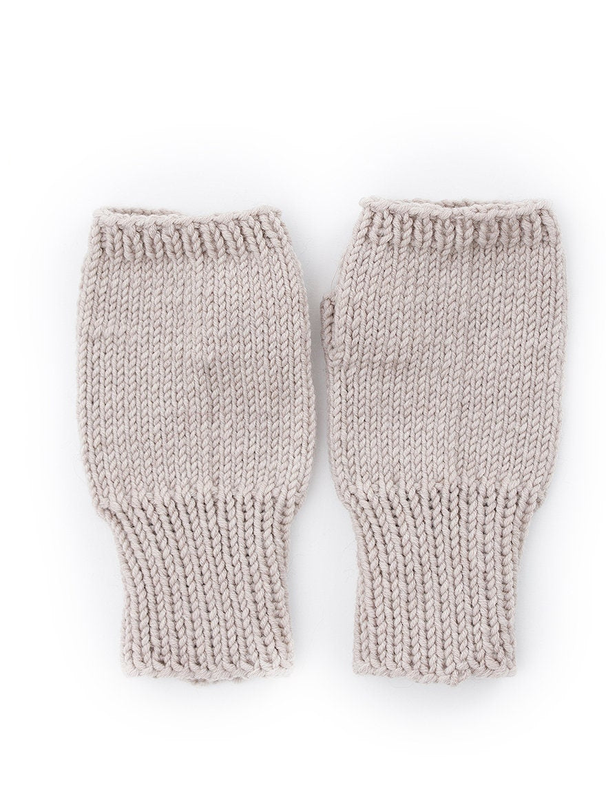 Beige wrist warmers, fingerless gloves, knitted mittens, merino wool gloves, knit accessories, arm warmers, cable gloves, fingerless mittens