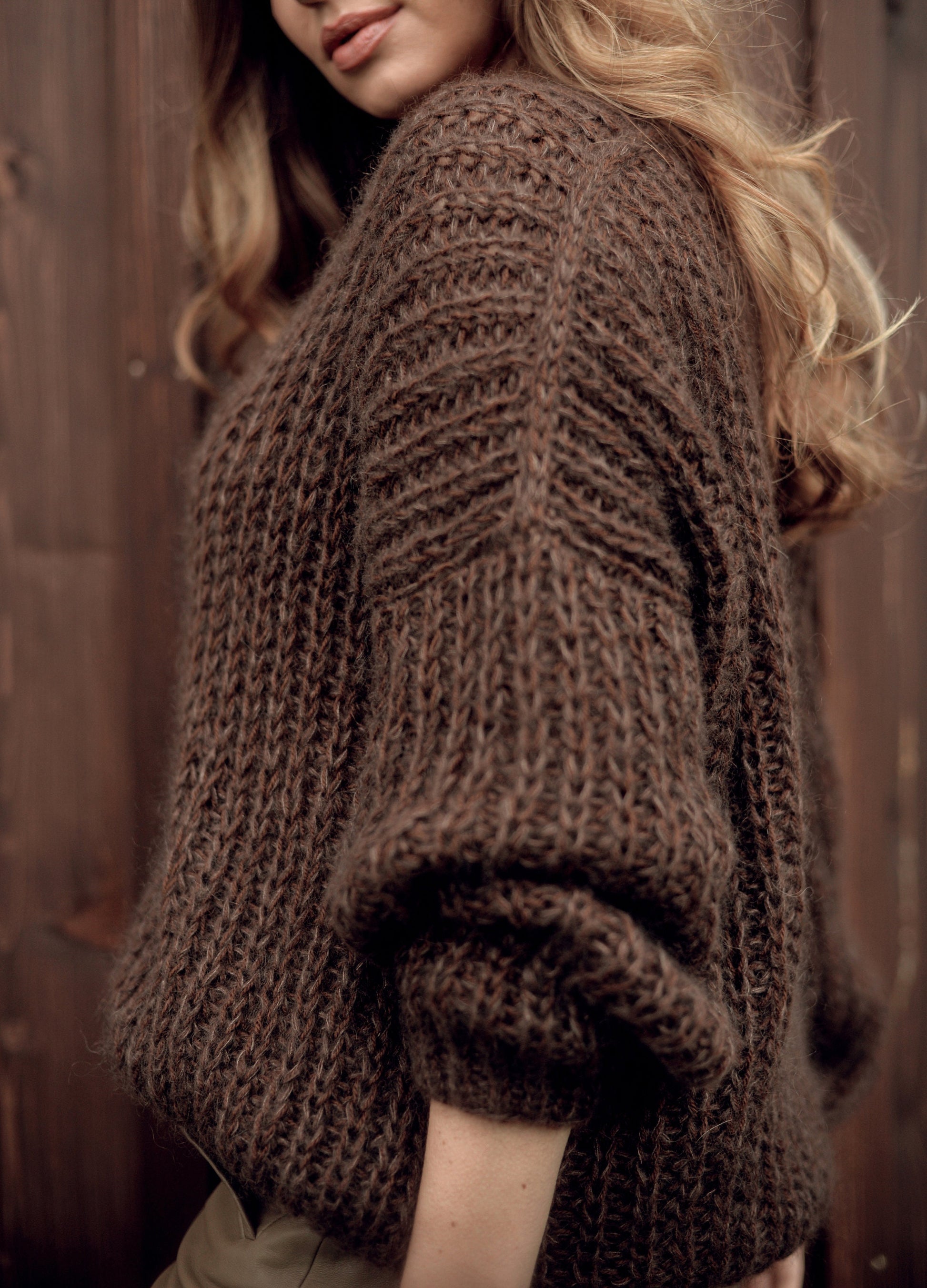 Mohair cardigan, mohair sweater, alpaca sweater, fuzzy cardigan, oversized sweater, oversized cardigan, chunky cardigan, brown cardigan