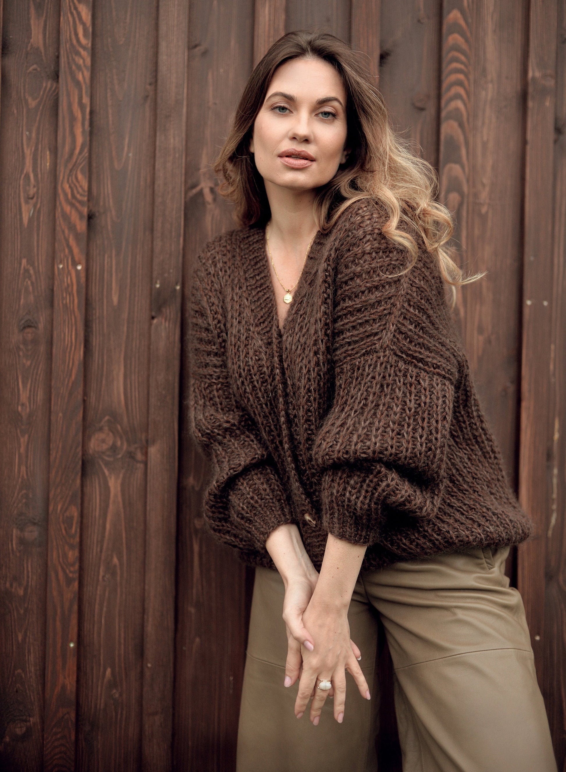 Mohair cardigan, mohair sweater, alpaca sweater, fuzzy cardigan, oversized sweater, oversized cardigan, chunky cardigan, brown cardigan