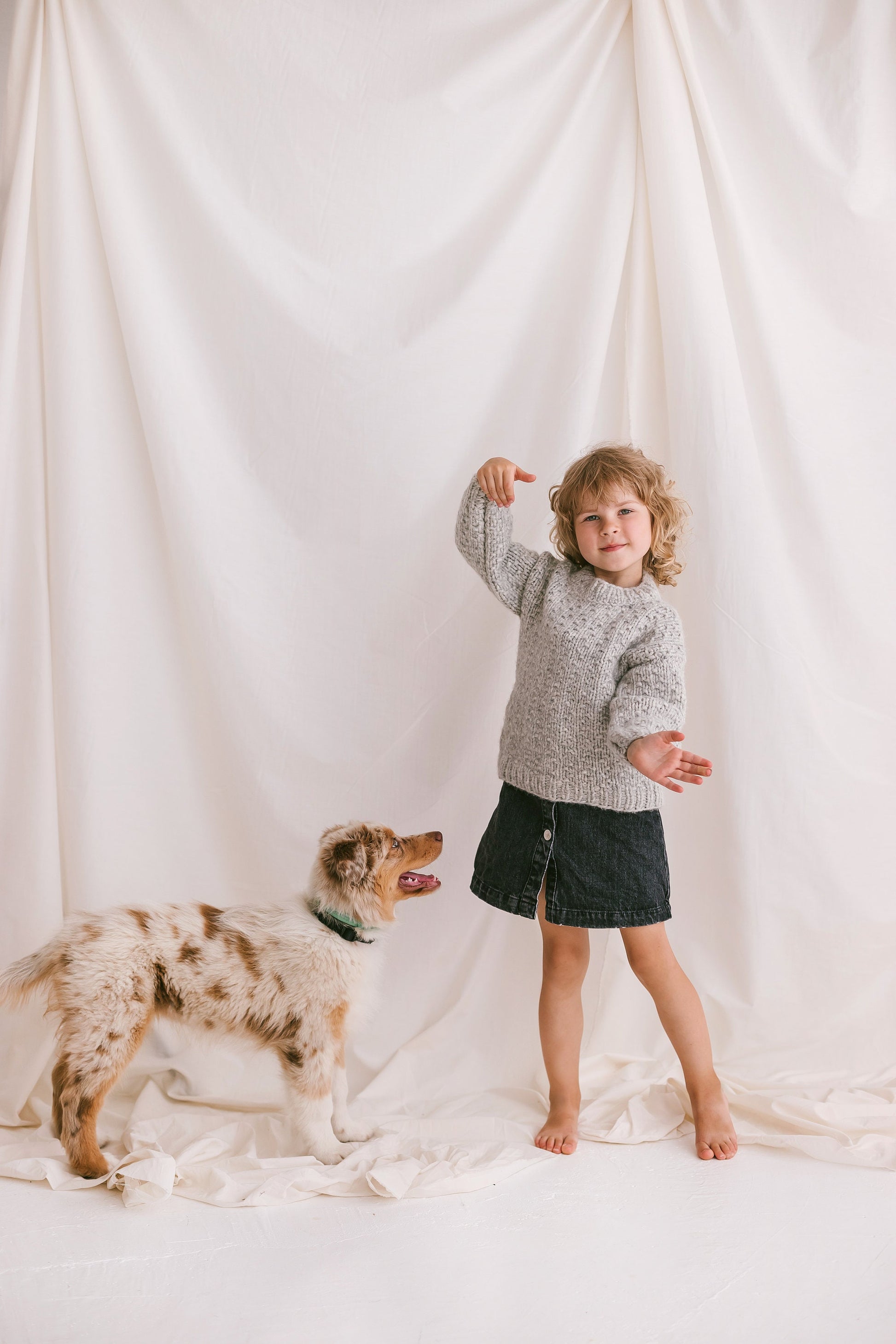 Gray Cable Knit Kids Sweater, Soft Toddler Pullover, Alpaca Wool Grey Jumper, Knitted Baby Sweater, Girls Sweater, Chunky Boys Jumper,Unisex