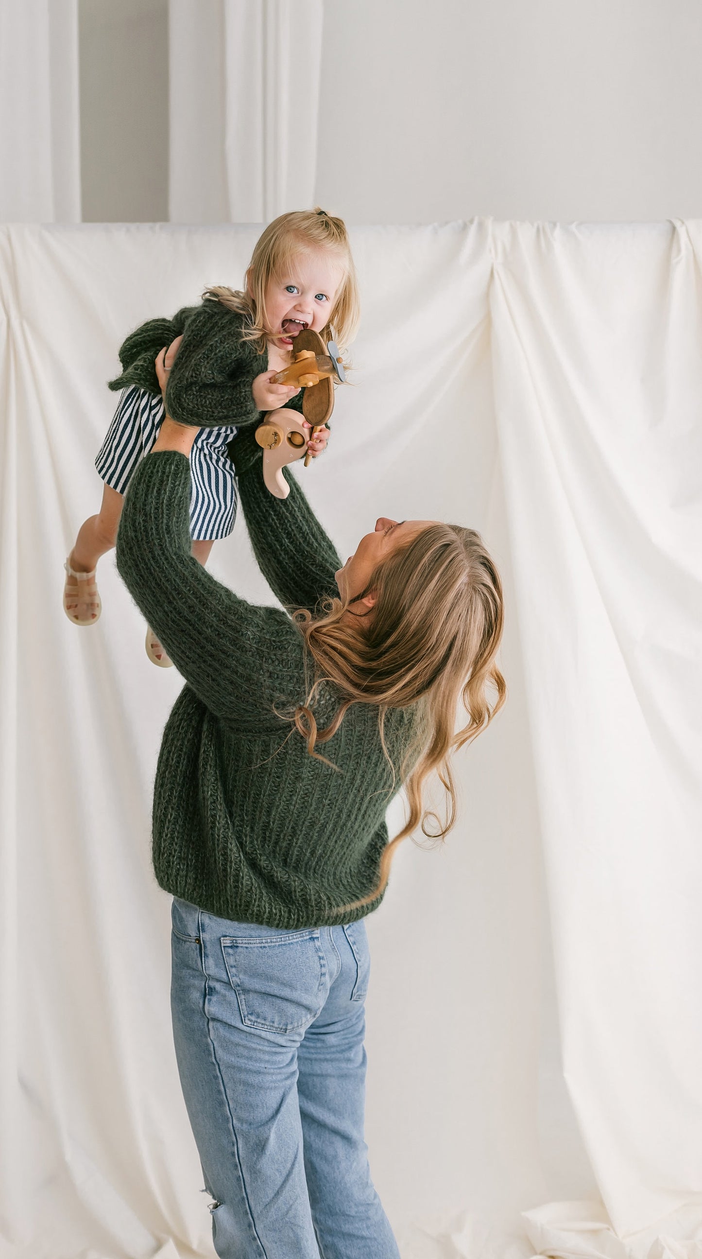 Matching Mommy and Me Mohair Cardigans