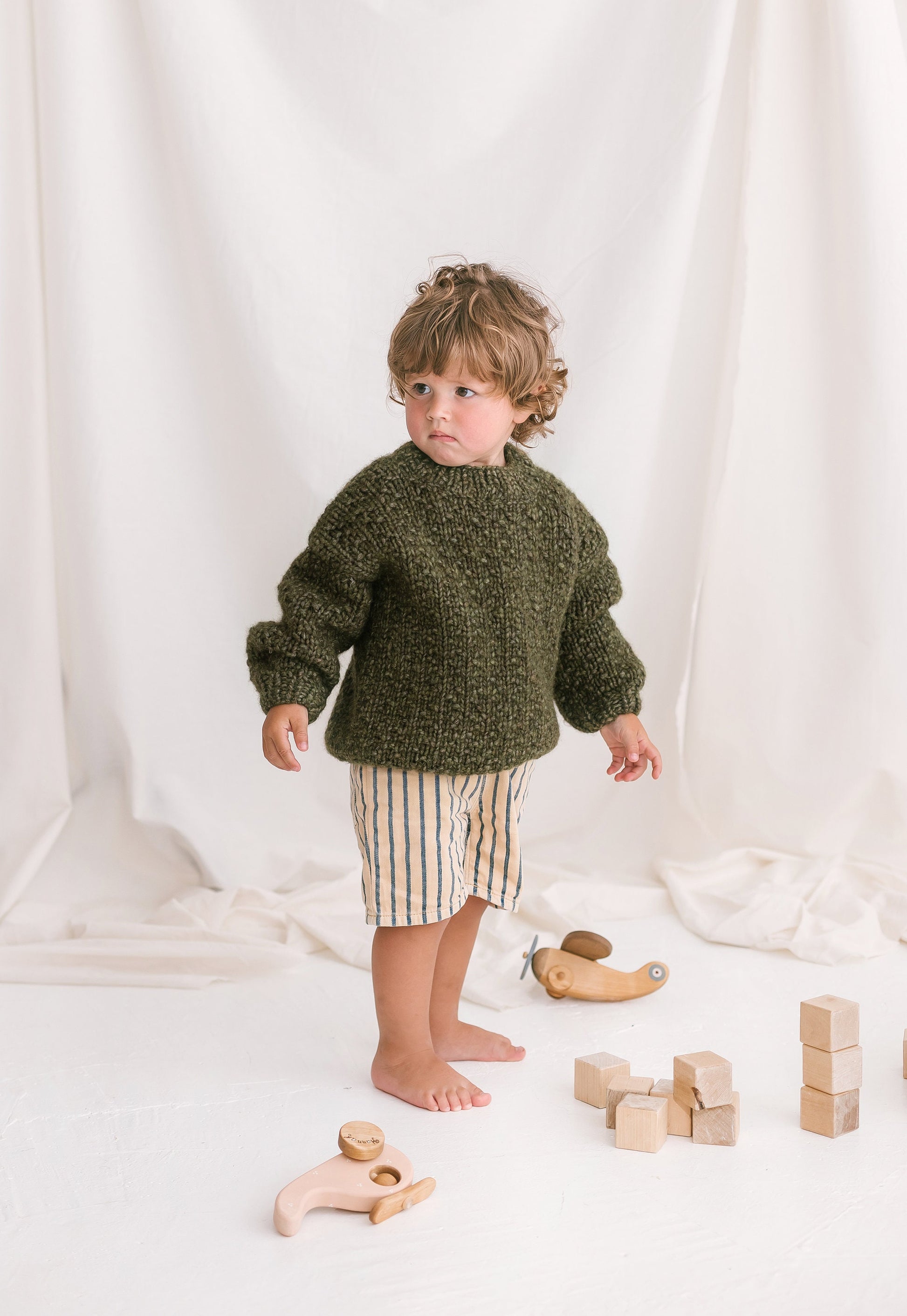 Green Cable Knit Kids Sweater, Moss Green Toddler Pullover, Alpaca Wool Olive Green Jumper, Knitted Baby Sweater, Oversized Boys Sweater,