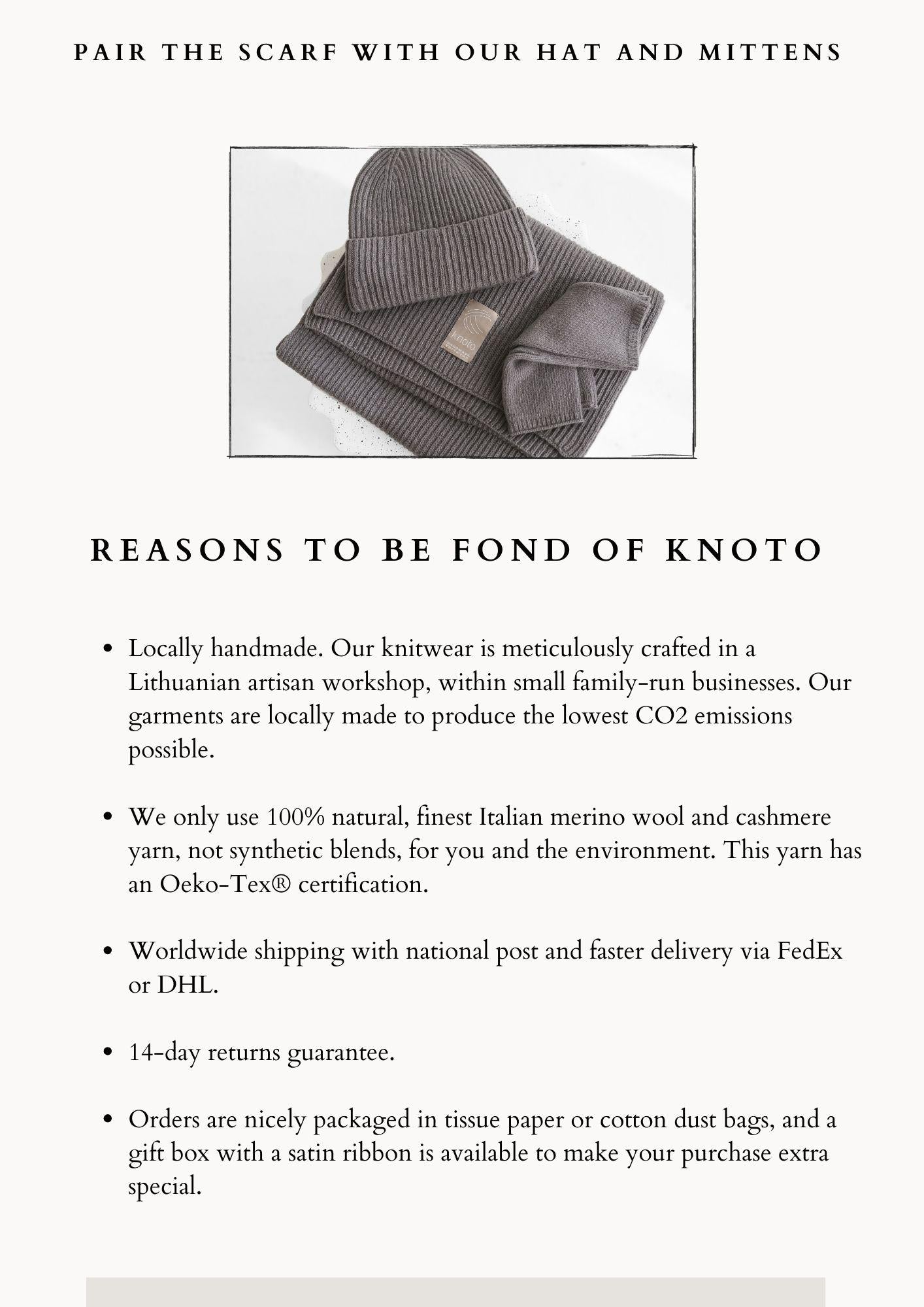 REASONS TO BE FOND OF KNOTO