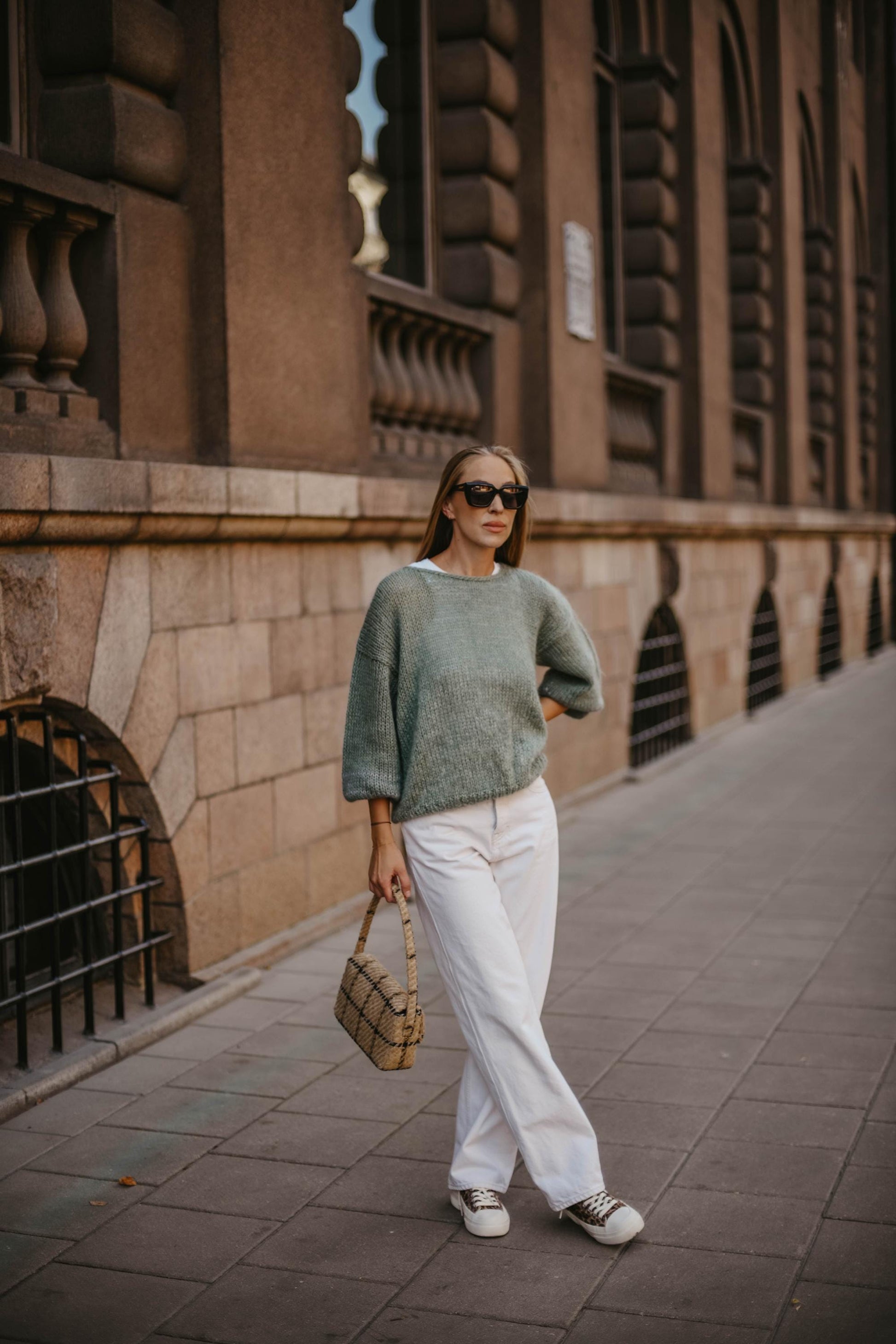 Sage green mohair chunky knitted thick sweater, sea green handmade alpaca wool blend fuzzy jumper, fluffy cable knit pullover, fall pull xxl