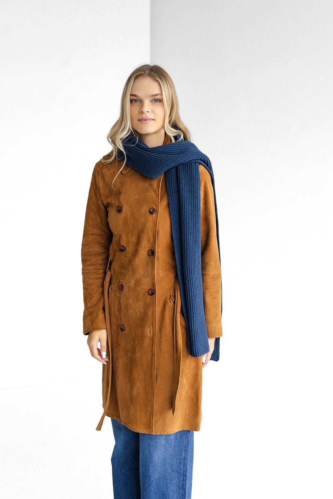 Gray knitted merino wool and cashmere women's scarf, ash grey ribbed knit minimalist fall winter wrap, dark gray classy unisex blanket scarf