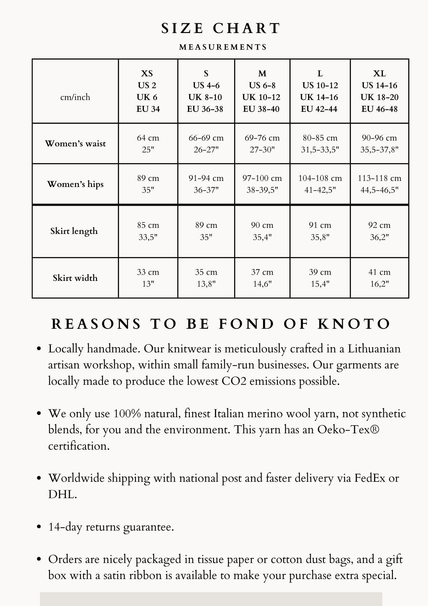 Beige Knitted Merino Wool Maxi Skirt With Back Slit For Women