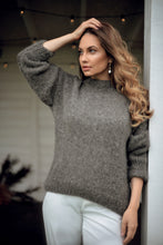 Load image into Gallery viewer, Gray Chunky Knit Sweater
