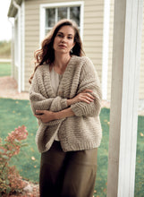 Load image into Gallery viewer, V Neck Cardigan In Beige
