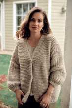 Load image into Gallery viewer, Alpaca and silk blend cardigan
