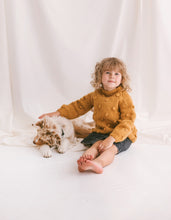 Load image into Gallery viewer, Alpaca wool blend kids popcorn sweater
