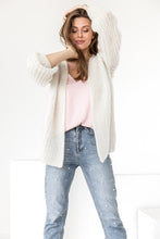Load image into Gallery viewer, White mohair cardigan
