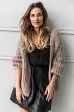Load image into Gallery viewer, Beige mohair cardigan
