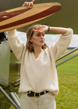 Load image into Gallery viewer, V Neck Alpaca Sweater
